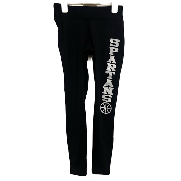 Other - “Spartans Basketball” Graphics’ Girl’s Black Leggings Sz. Large